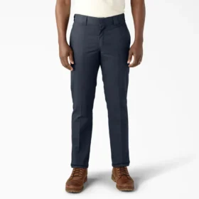 Pantalon de travail polyvalent à coupe slim ajustée et poches multiples
