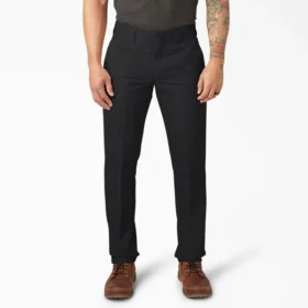 Pantalon de travail polyvalent à coupe slim ajustée et poches multiples