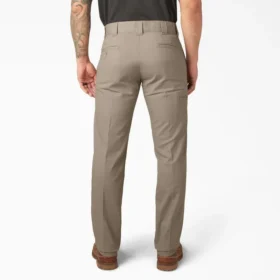 Pantalon de travail polyvalent à coupe slim ajustée et poches multiples