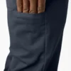 Pantalon de travail polyvalent à coupe slim ajustée et poches multiples
