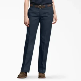Pantalon de travail taille basse pour femme