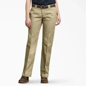 Pantalon de travail taille basse pour femme