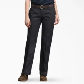 Pantalon de travail taille basse pour femme