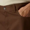 Pantalon droit ample en sergé Union