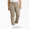 Pantalon droit grande taille pour femme