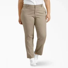 Pantalon droit grande taille pour femme