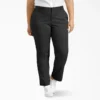 Pantalon droit grande taille pour femme