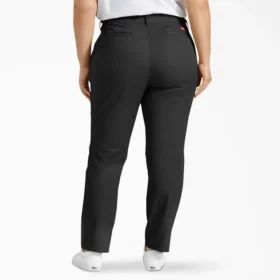 Pantalon droit grande taille pour femme