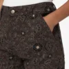 Pantalon Ellis en toile de coton imprimé floral pour femme Pantalon Ellis en toile de coton imprimé floral pour femme