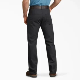 Pantalon en toile de coton Flex à coupe classique