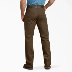 Pantalon en toile de coton Flex à coupe classique