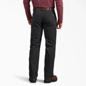 Pantalon en toile de coton Flex à coupe classique et genoux Double Knee