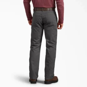 Pantalon en toile de coton Flex à coupe classique et genoux Double Knee