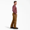 Pantalon en toile de coton Flex à coupe classique et genoux Double Knee Pantalon en toile de coton Flex à coupe classique et genoux Double Knee