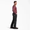Pantalon en toile de coton Flex à coupe classique et genoux Double Knee Pantalon en toile de coton Flex à coupe classique et genoux Double Knee