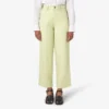 Pantalon en toile de coton pour femme, coupe classique