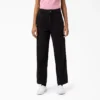 Pantalon en toile de coton pour femme, coupe classique