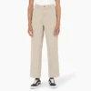 Pantalon en toile de coton pour femme, coupe classique