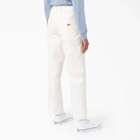 Pantalon en toile de coton pour femme, coupe classique