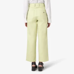 Pantalon en toile de coton pour femme, coupe classique