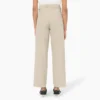 Pantalon en toile de coton pour femme, coupe classique