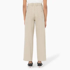 Pantalon en toile de coton pour femme, coupe classique
