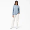 Pantalon en toile de coton pour femme, coupe classique Pantalon en toile de coton pour femme, coupe classique