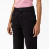 Pantalon en toile de coton pour femme, coupe classique