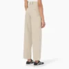 Pantalon en toile de coton pour femme, coupe classique