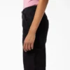 Pantalon en toile de coton pour femme, coupe classique