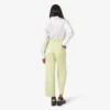 Pantalon en toile de coton pour femme, coupe classique