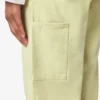 Pantalon en toile de coton pour femme, coupe classique