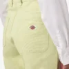 Pantalon en toile de coton pour femme, coupe classique