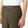 Pantalon Florala à coupe décontractée et Double Knee