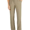 Pantalon pour femme à coupe décontractée, jambes droites et plis sur le devant