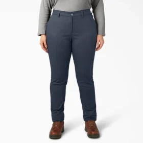 Pantalon slim taille moyenne pour femmes grandes tailles