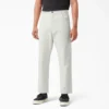 Pantalons de charpentier en toile de coton délavée à la pierre, coupe décontractée