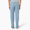 Pantalons de charpentier en toile de coton délavée à la pierre, coupe décontractée