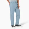 Pantalons de charpentier en toile de coton délavée à la pierre, coupe décontractée