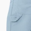 Pantalons de charpentier en toile de coton délavée à la pierre, coupe décontractée