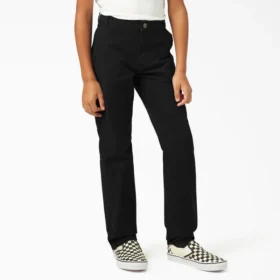 Pantalons de charpentier en toile de coton pour garçon, tailles 4 à 20
