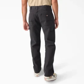 Pantalons de charpentier en toile de coton usée
