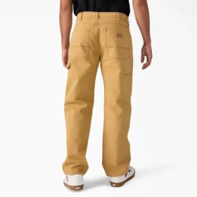 Pantalons de charpentier en toile de coton usée
