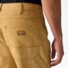 Pantalons de charpentier en toile de coton usée