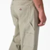 Pantalons de charpentier en toile de coton usée
