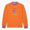 Pull en maille gaufrée brodé Brain Dead