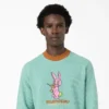 Pull en maille gaufrée brodé Brain Dead