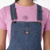 Robe-salopette en denim coupe classique pour femme Robe-salopette en denim coupe classique pour femme