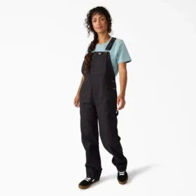 Salopette à bretelles coupe décontractée pour femme