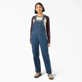 Salopette à bretelles coupe décontractée pour femme